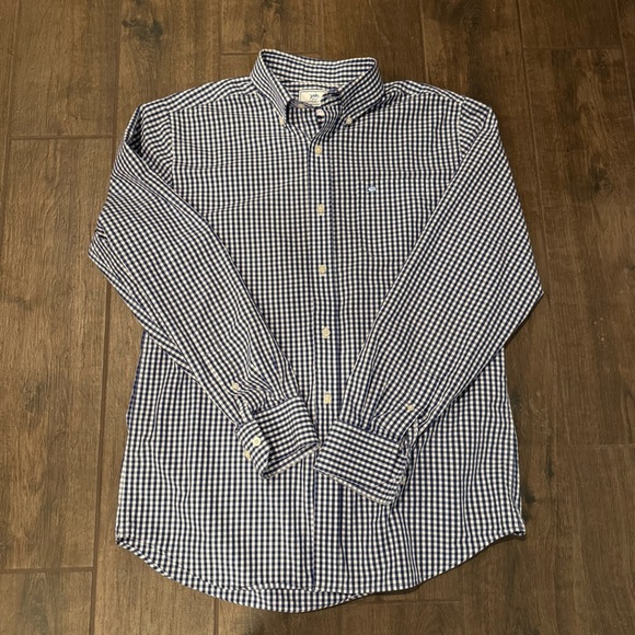 Southern Tide Blue and White Dress Shirt Classic Button-Down - Picture 1 of 4